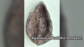 Agarwood Buddha Pendant 18K Gold