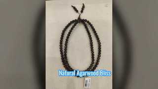 Pulsera de madera de agar fragancia natural Mindfulness